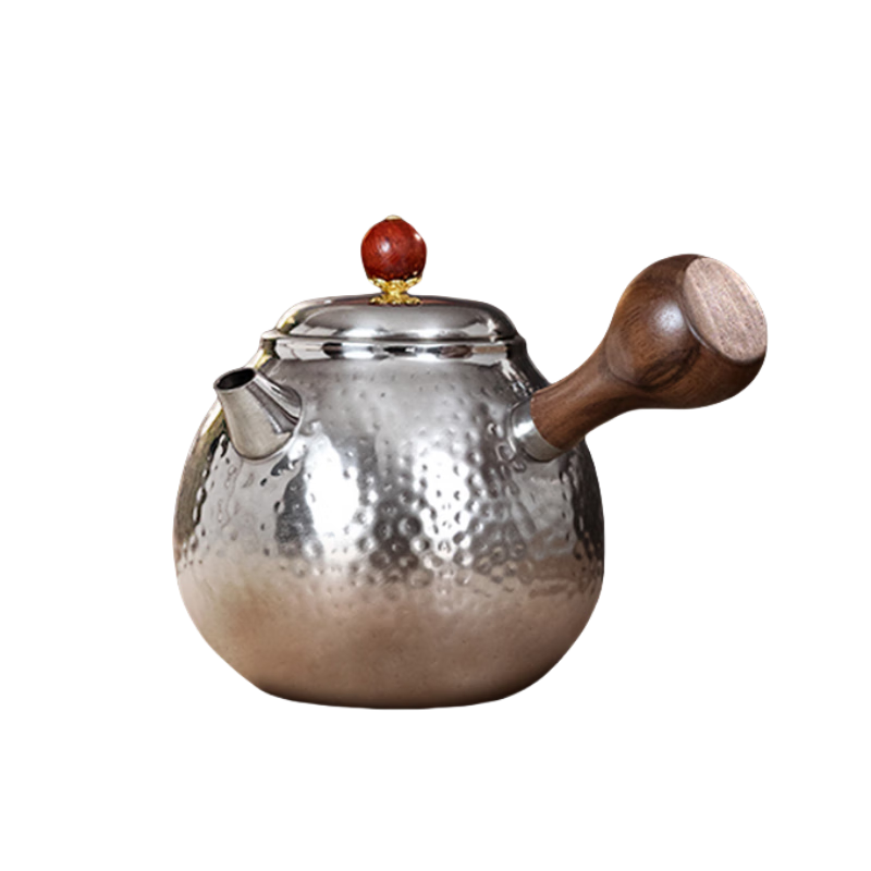 TILIVING鈦立維純鈦戶外旅行茶具套裝泡茶壺主人杯茶杯整套茶具