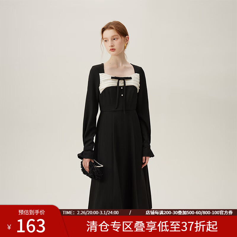 ��˼�����ձ��編ʽ��ɫ��������ȹŮ������ƽʱ�ɴ�24FS11131 ��ɫ M