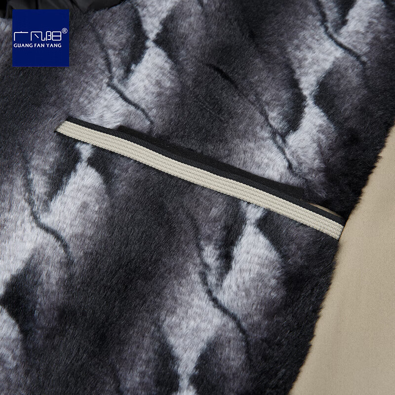 广凡阳夹克男加棉加厚纯色立领保暖外套冬季新款中青年男装加绒行政茄克 卡其[加绒款] 4XL (195) (建议180-200斤)