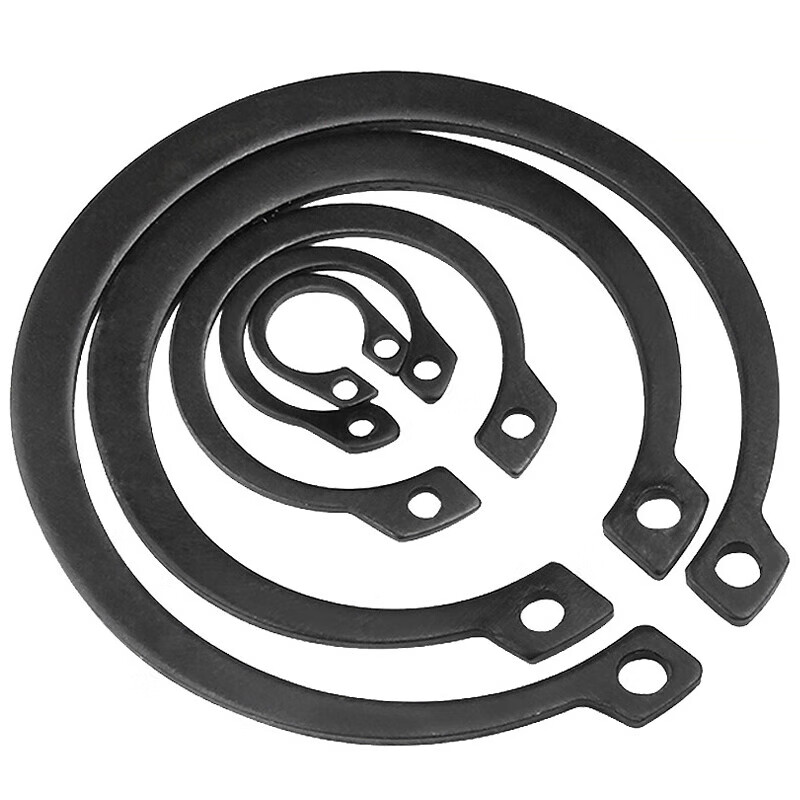 萨蒂扬 轴用c型卡簧挡圈 弹簧钢外卡环 发黑 单位:个 m32 10个