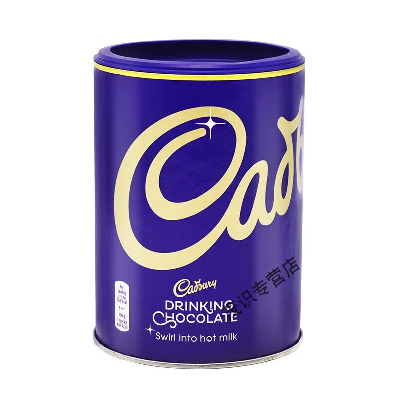 盘中玉英国进口吉百利巧克力粉500g包装可可粉味朱古力粉冲饮品烘焙