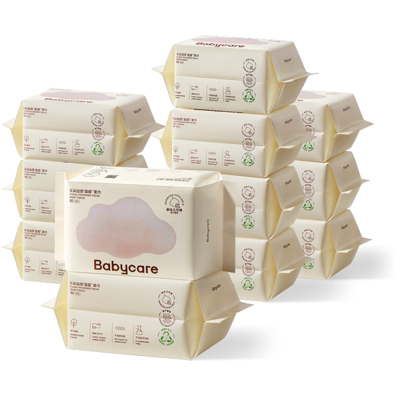 babycare ��Ĥ�����ʪ����Ӥ��һ����ϴ����С�ܽ� �Ӻ������ 80��*12�� 54Ԫ(����ȯ����4.5Ԫ/��)��20Ԫ���п�