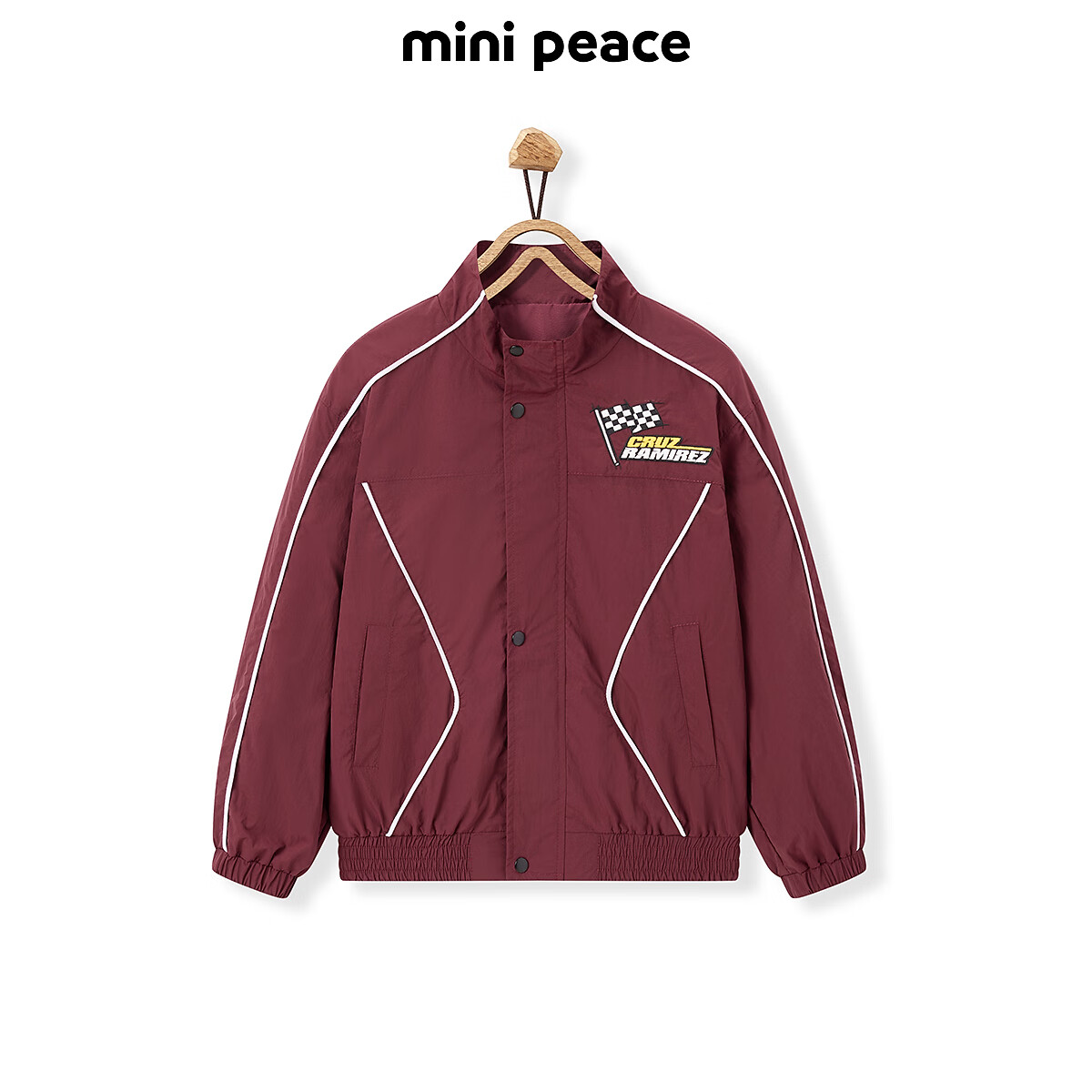 MiniPeace太平鸟童装男童夹克FABCF1209 卡兰达红 160cm