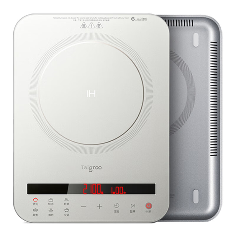 Taigroo【急速发货】Taigroo/钛古 IC-A2102电磁炉家用套装面板智能超薄 月光银裸机