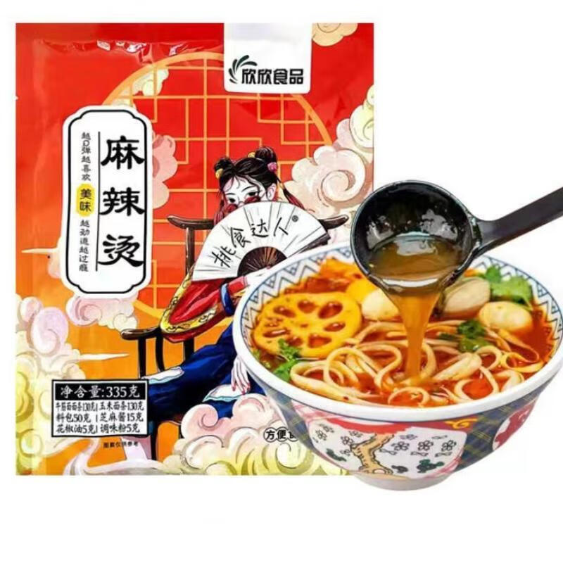欣欣食品双面麻辣烫335g/袋挑食达人正宗东北吉林 欣欣双面麻辣烫3包