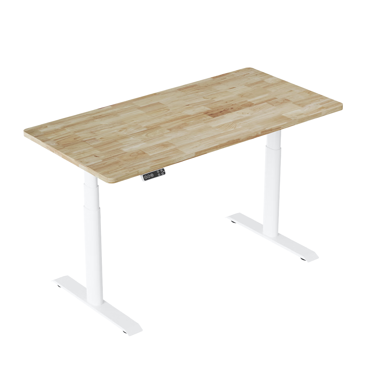 乐歌【国家补贴】电动升降桌电脑桌站立办公学习桌子书桌E6/1.4m白色