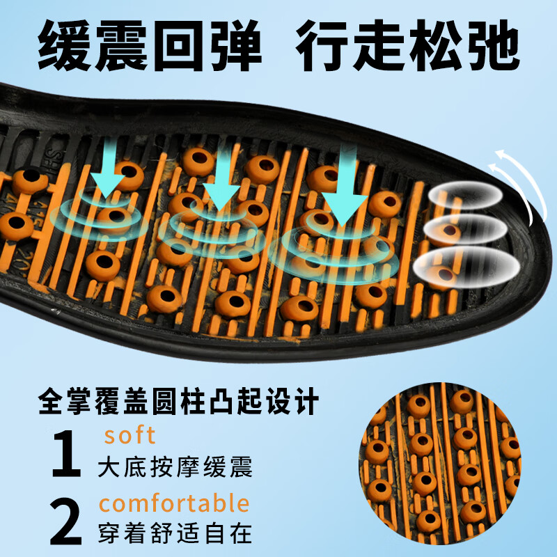 金利来（Goldlion）男鞋 亮皮男士豆豆鞋 圆头套脚商务休闲皮鞋 漆皮乐福鞋 黑色 42 比标准码皮鞋偏大一码