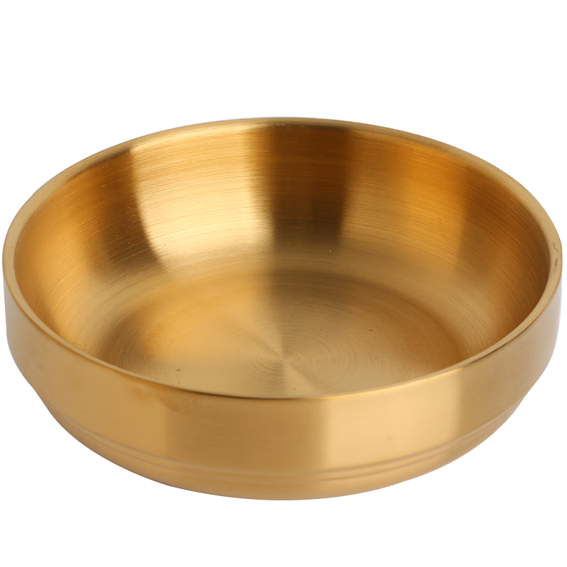 ���ܺ�Ѽͬ��跹���״�304����ֺ�ʽ������˫��������ר�ý�ɫ 304��ɫ��+����+�ֿ�(��װ) 21cm�⾶���跹���������װ����