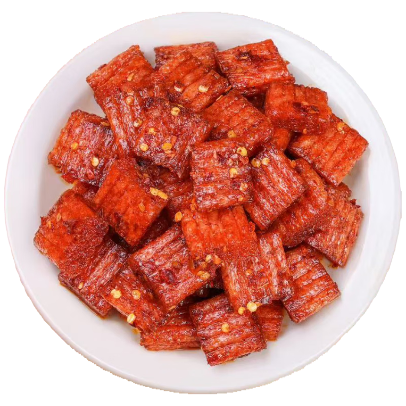 勝嶼大刀肉辣條零食成人解饞懷舊香辣味宿舍辦公室獨(dú)立包裝零食2斤