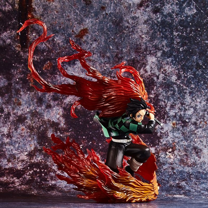 卓狮鬼灭之刃灶门炭治郎我妻善逸蝴蝶忍手办盲盒动漫模型潮玩摆件礼物 Q版摆件 鬼灭之刃盲盒随机发1-2个