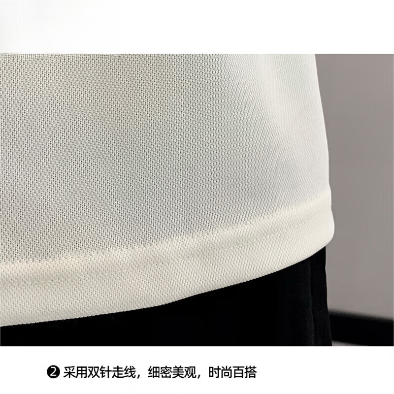 罗蒙长袖速干T恤女 春夏季薄款透气立领开衫快干衣女徒步登山t恤 白色 XL(体重120-130斤）