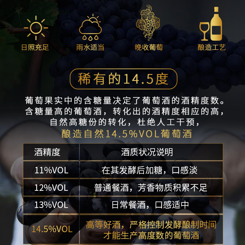 圣汀格【海外直采】法国原瓶进口红酒 金奖AOC级 传奇特酿干红葡萄酒 【金奖认证】单支配手提礼袋+开瓶器