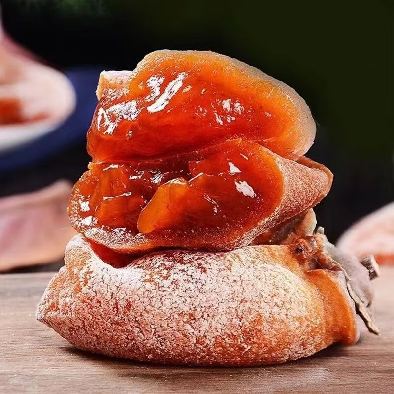 轩景塬正宗陕西富平吊柿饼流心独立包装特级  头茬新货 5斤家庭实惠装