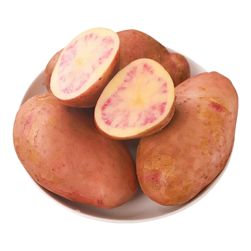 相遇红颜云南新鲜红皮土豆红皮黄心马铃薯农家自种洋芋高原现挖 5斤小果带箱(单果50-100g)