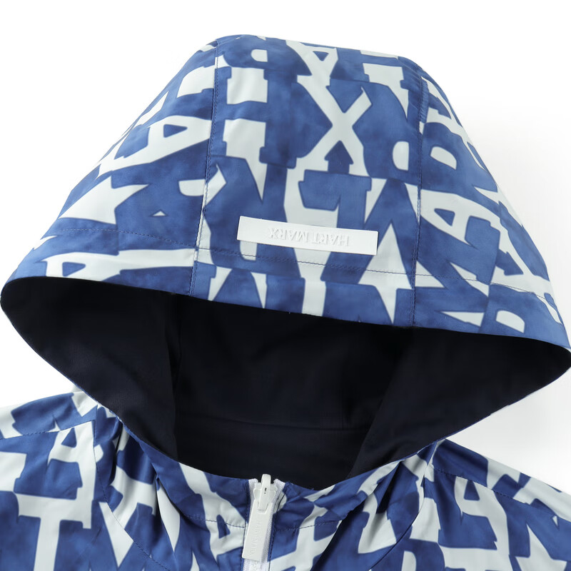 哈特马克斯索罗娜仿记忆面料抗皱耐磨弹力不易掉色印花外套 探索蓝 M 170/92A