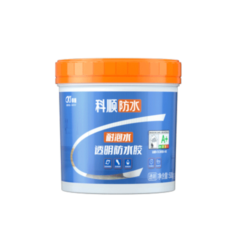 科顺（CKS）耐泡水透明防水胶免砸砖防水涂料卫生间厨房补漏材料堵漏胶300g