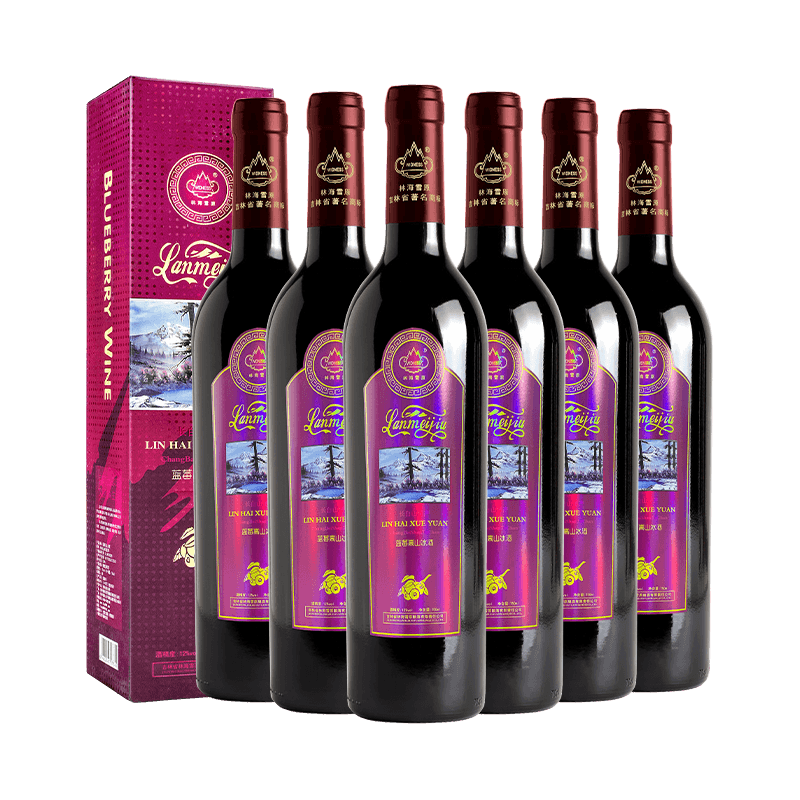 �ֺ�ѩԭ��ݮ����12�����͹��� ΢���ƶ������ֳ���ɽ �������� ��ݮζ 750mL 6ƿ ����װ+����� 228Ԫ