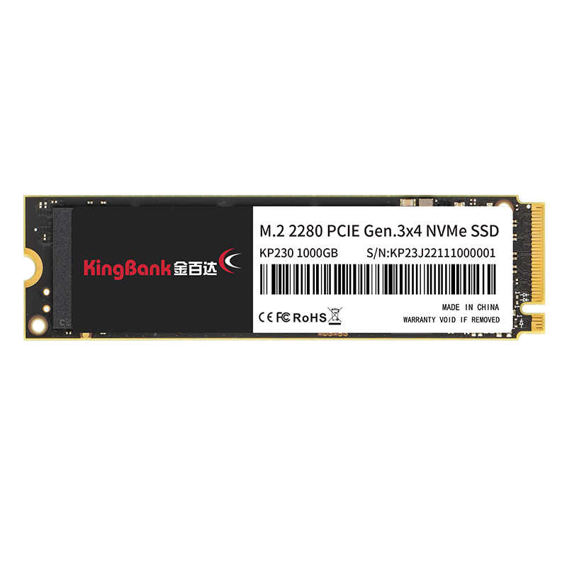 金百达（KINGBANK）1000GB SSD固态硬盘 M.2接口(NVMe协议) KP230系列