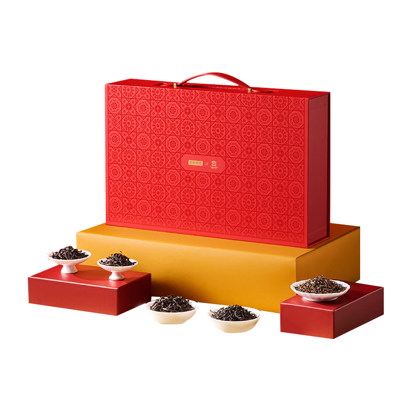 京東京造X宮里的世界 呈福茶葉紅茶禮盒284g金駿眉大紅袍企業(yè)團購高端送禮