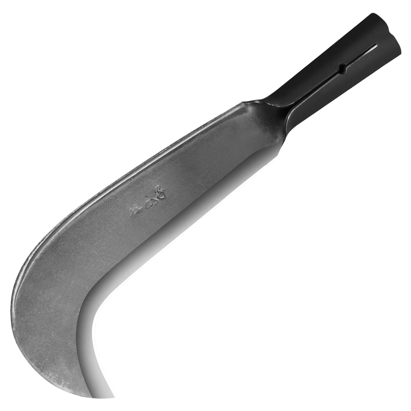 兴刃家用砍骨刀锻打户外多功能砍柴刀斩骨刀多用刀锋利开路刀具 镰刀【升级全钢款-加厚加重】