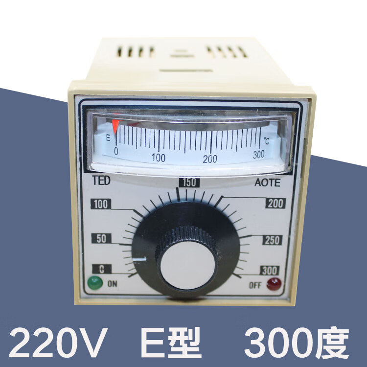 TED2001 E K0-300 400度烘箱控制烤箱温控表电饼铛温控仪温温控器 220V E型0-300℃ 10A