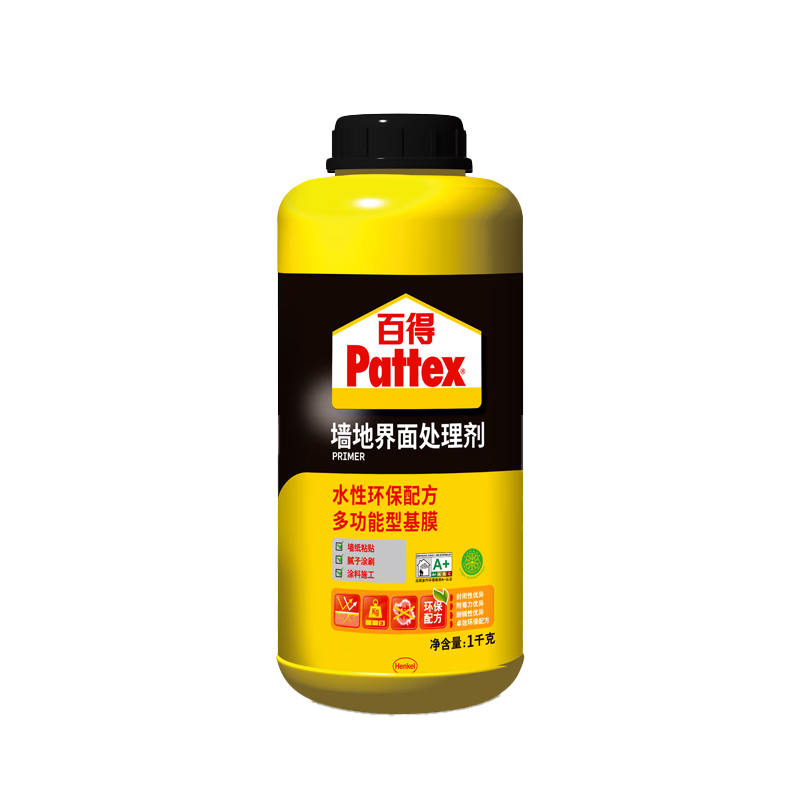 百得（Pattex）德國(guó)漢高M(jìn)I30基膜墻紙墻固界面劑膩?zhàn)臃勰z水性環(huán)保多功能型1kg