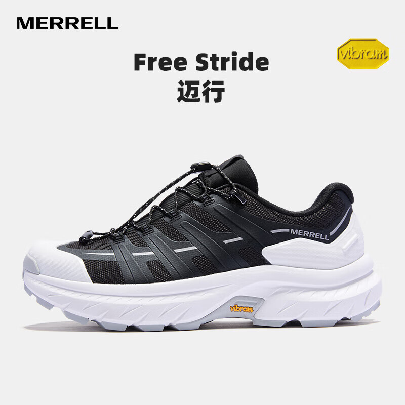 邁樂(Merrell)蛇年男女同款運(yùn)動(dòng)戶外徒步鞋F(xiàn)REE STRIDE邁行登山鞋 MT6325102-02黑白男女同款 38