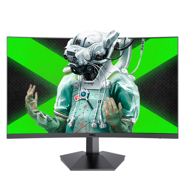 HKC 27英寸2K高清180Hz专业电竞1500R曲面屏HVA快速液晶适用PS5游戏吃鸡网咖电脑显示器 猎鹰SG27QC 