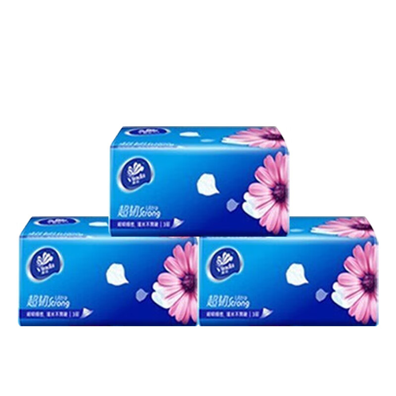 维达超韧系列抽纸24包整箱 家用巾面纸 巾餐巾纸抽 卫生纸家用实惠装 3层 100抽*3包