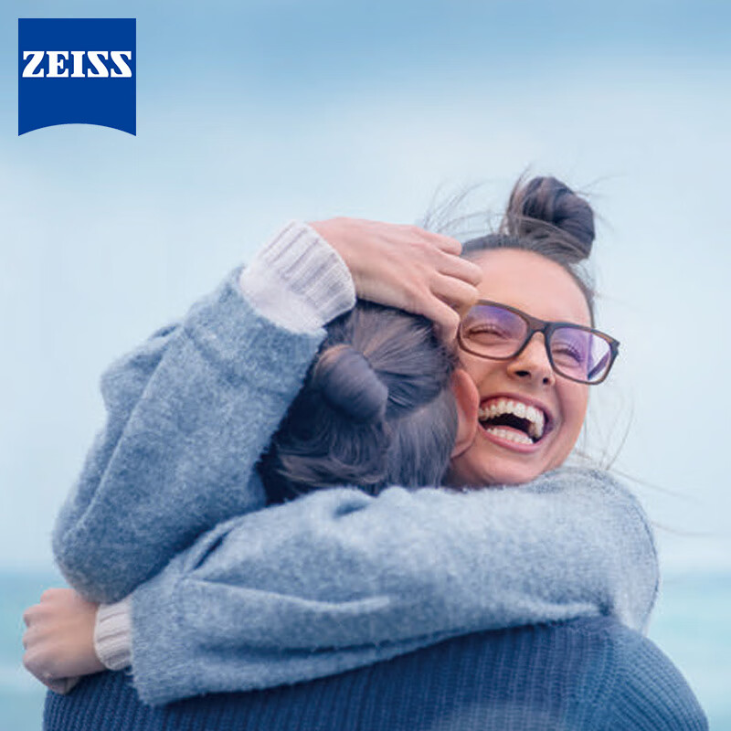 蔡司（ZEISS）新清锐单光眼镜片现片1.6非球钻立方铂金膜防UV配镜1片/-800