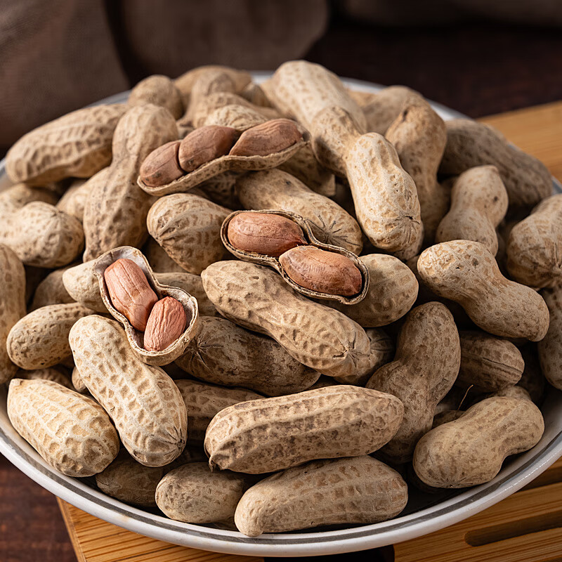 小珍珠花生小粒带壳干花生新鲜花生 源头生态生花生原味带壳花生 小珍珠花生 1000g装