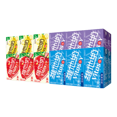 ���ڲ�����ά���̶��ζ��϶������� ֲ�ﵰ����Ʒ ���װ250ml/�� ά������� ��24�С�ԭζ6���6+��ݮ6+�㽶6 48.8Ԫ