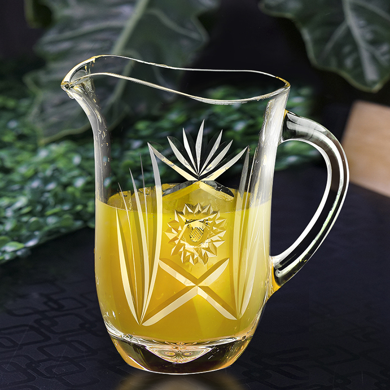 高斯（Glass）捷克进口水晶玻璃果汁壶大号饮料壶冷水壶榨汁壶
