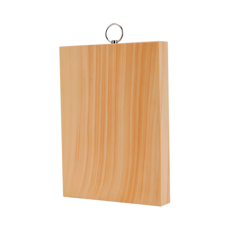 陳州银杏木宝宝辅食板白果实木菜板水果板迷你砧板家用宿舍切菜板案板 原木色 方形辅食板30*20*2cm