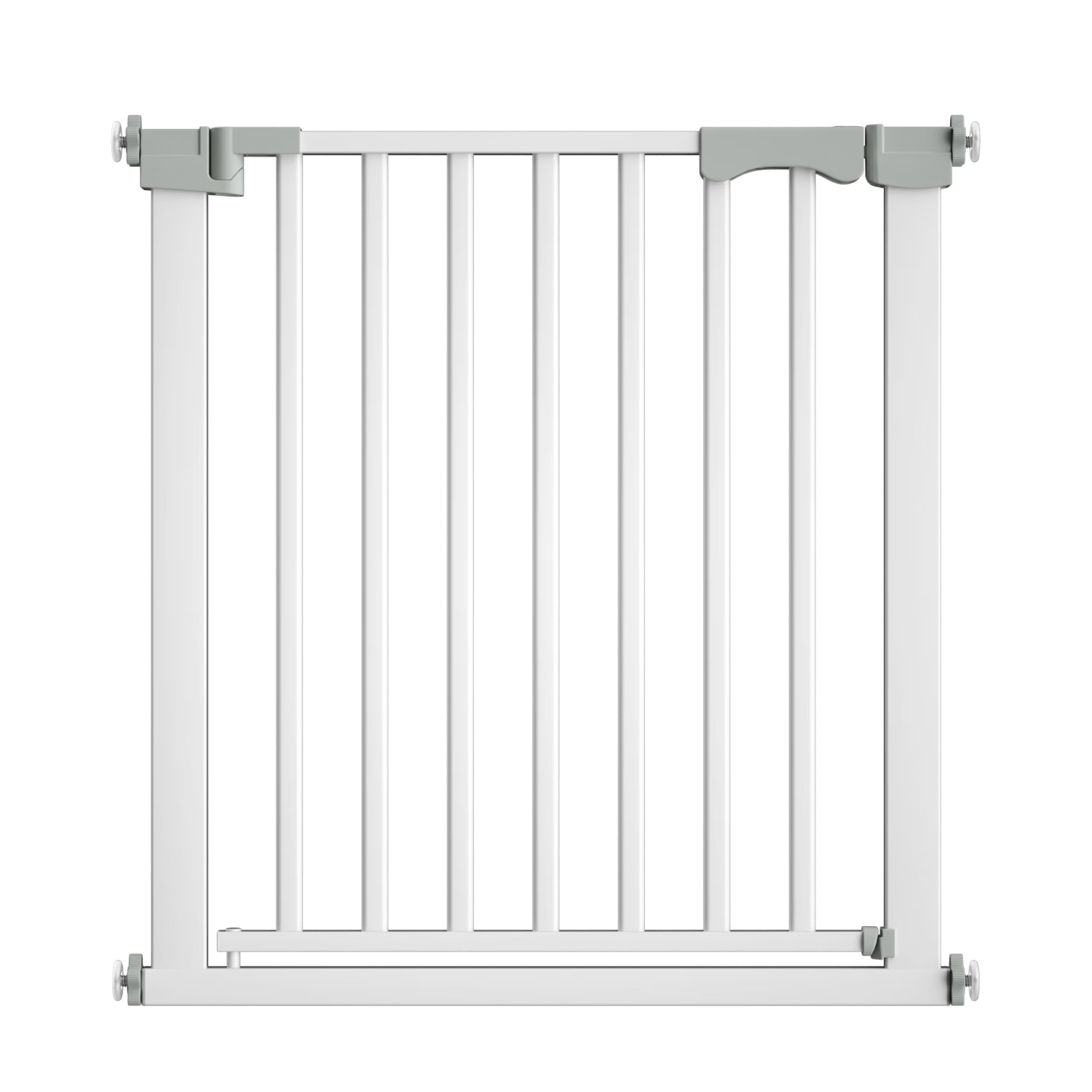 呵花樓梯防護欄兒童安全門圍欄圍陽臺欄桿寵物圍欄犬狗狗柵欄門免打孔 適用寬度 69-76cm 【升級2.0管材】 高度76cm