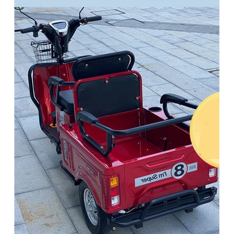 小刀代步电动车助力车代步车残疾人电动同款三轮车电瓶车家用小型接