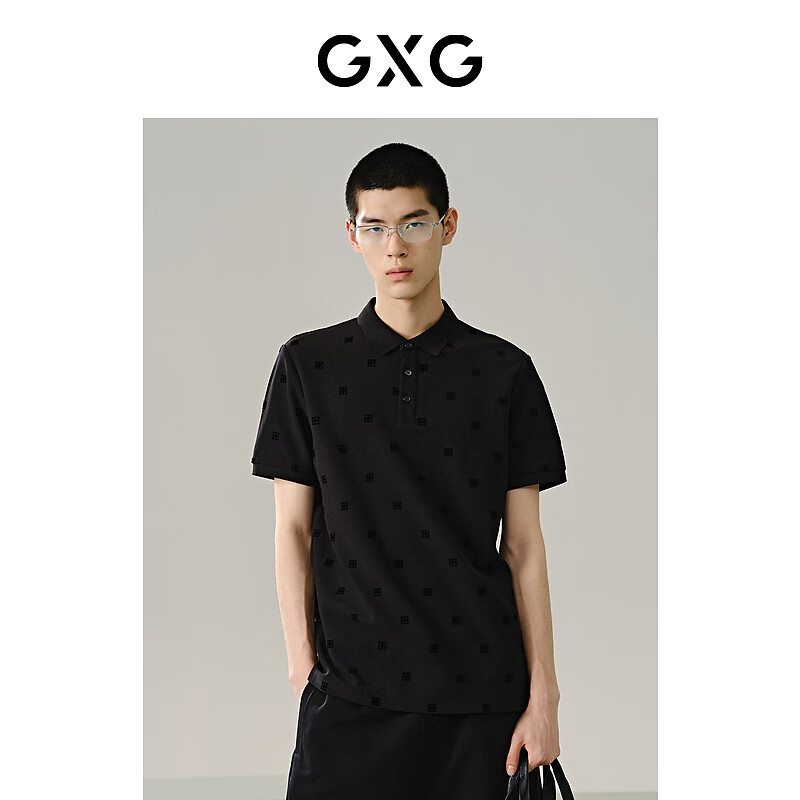 GXG��װ  ֲ����ӡpolo����ʿ 24���ļ���ƷG24X242037 ��ɫ L