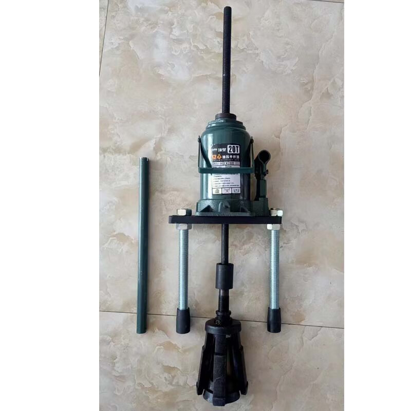 炫辉可调液压拉缸器缸套干湿两用拉拔器空心千斤发动机缸筒取出器 墨