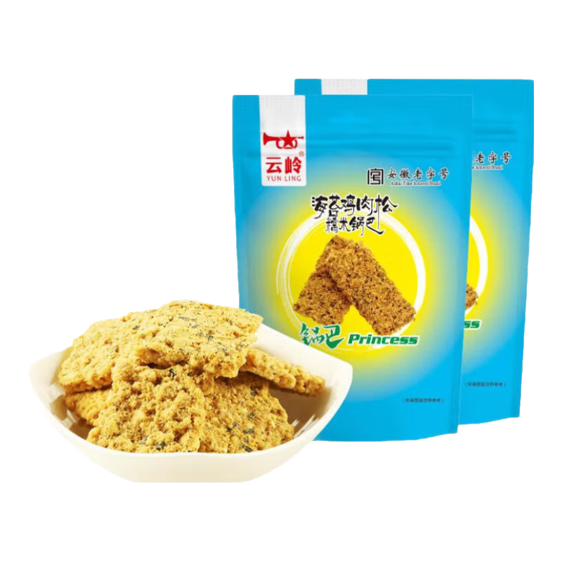 �����������з�㵰��ζŴ�׹��ͺ�̦���ɺ������찲������С��ʳ��װ ��̦������248g*2�� 34.9Ԫ