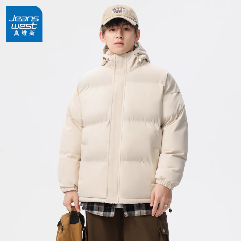 ���ڲ�������ά˹��Jeanswest���ﶬ�¿�Ӻ�ů��ñ�������������ϵ���ɰٴ���ñ�������׳� �װ� 4XL