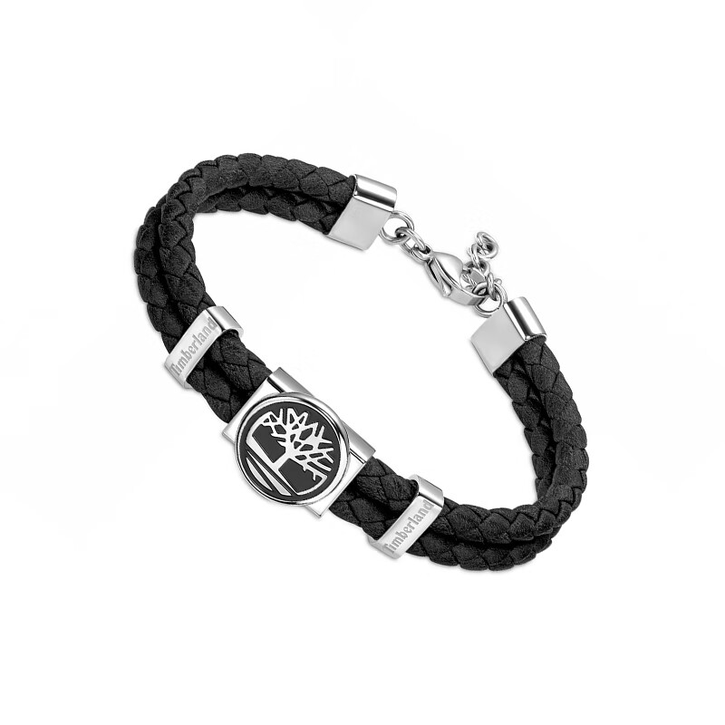 添柏岚（Timberland）男士手链手镯时尚潮流个性编织手绳首饰装饰手环送男友生日礼物 TDAGB0001901