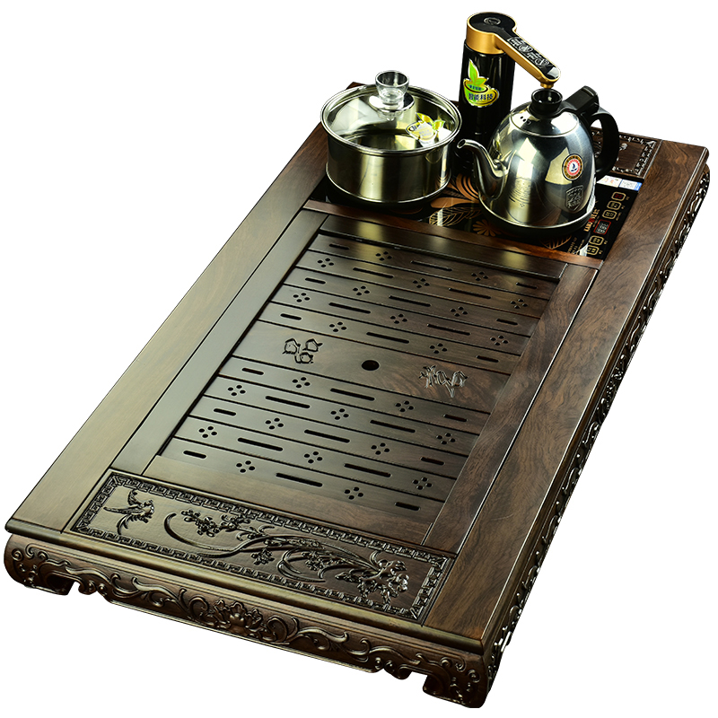 智能茶盘茶具套装 黑檀木智能电热炉 茶壶茶海茶道紫砂功夫金灶k9 单