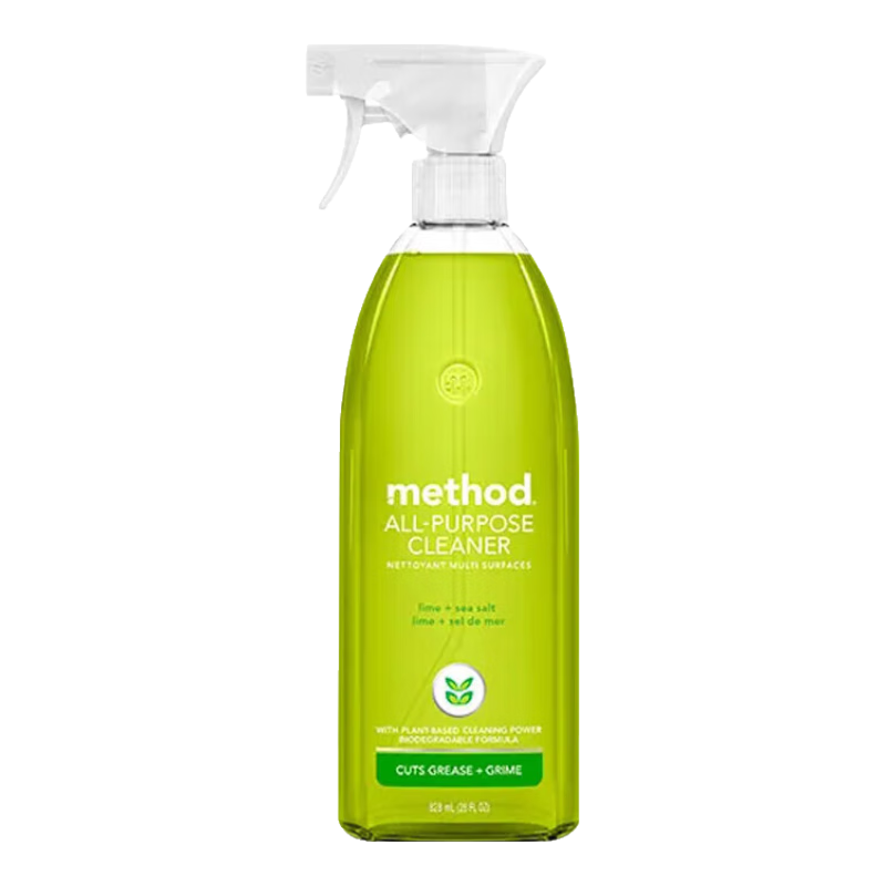 美方洁（METHOD）美国进口Method美方洁多功能清洁剂浴室厨房西柚青柠薰衣草828ML 青柠香828ml