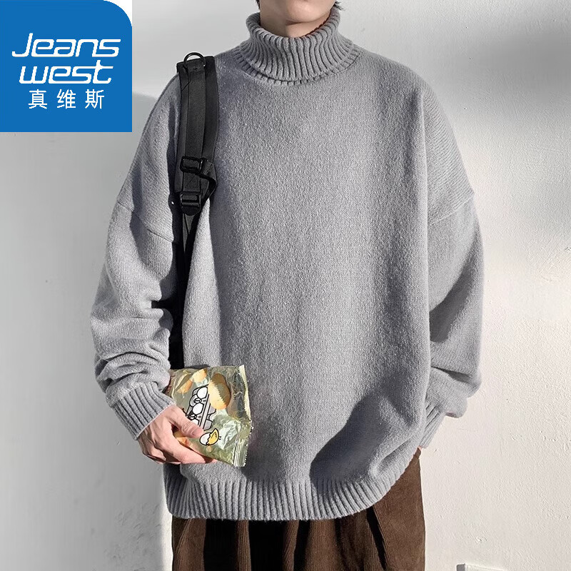 ���ڲ�������ά˹��Jeanswest���ﶬ�¿���֯����������ë����ʿ�����ڴ�ë���»�ɫ���׳����� �ɷ������ɫ 3XL