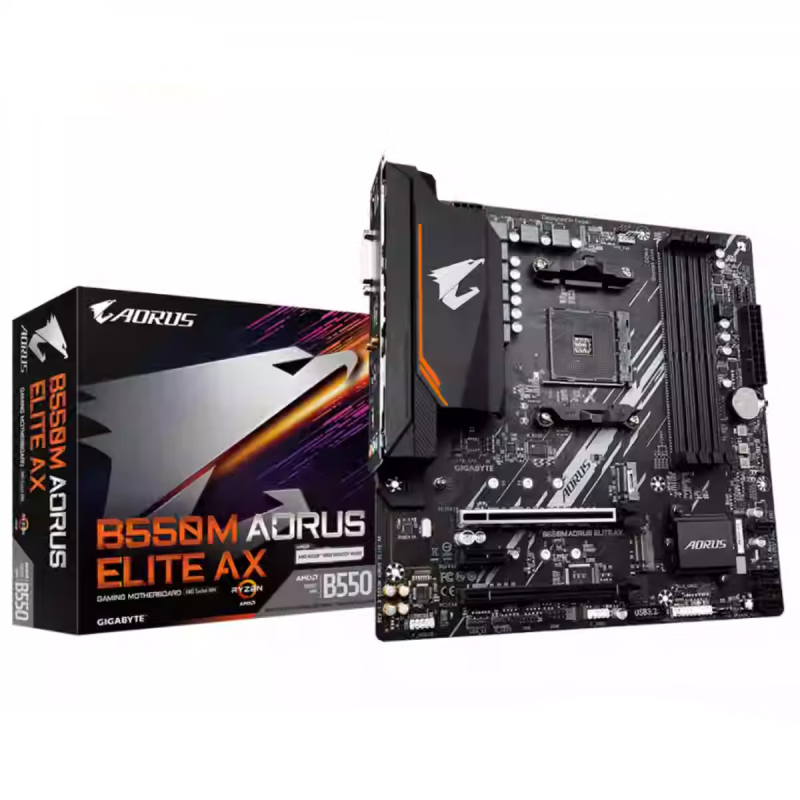 技嘉（GIGABYTE）盒装Gigabyte/技嘉B550M AORUS ELITE小雕B450M GAMING 技嘉B550M AORUS ELITE AX