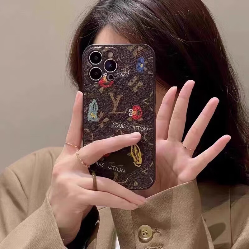 埠帝经典皮质芝麻街适用苹果16promax手机壳iphoneiPhone15感奢华14 皮质芝麻街iPhone15