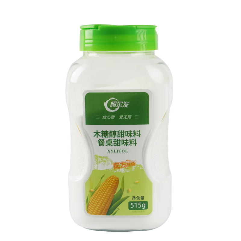 阿爾發(fā) 木糖醇代糖調(diào)味品515g  烘焙烹飪調(diào)味 代替蔗糖白砂糖家庭裝
