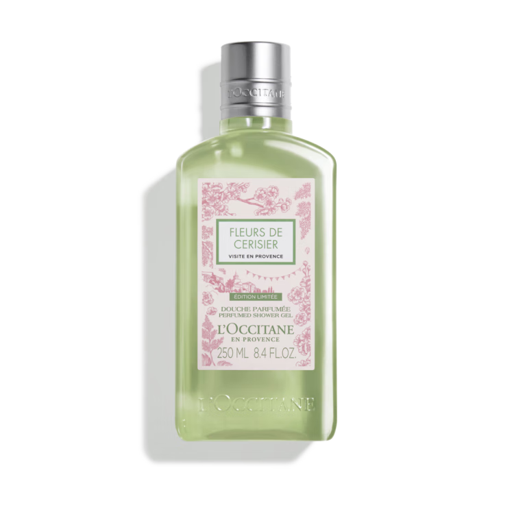 歐舒丹青提戀櫻沐浴啫喱250ml清潔滋潤保濕留香生日伴手禮