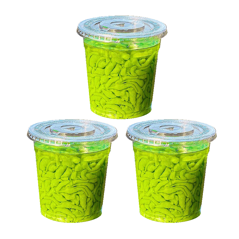 黎宝斑斓凉虾粉斑斓叶凉粉斑斓条网红摆摊饮品 斑斓凉虾粉500g*10包