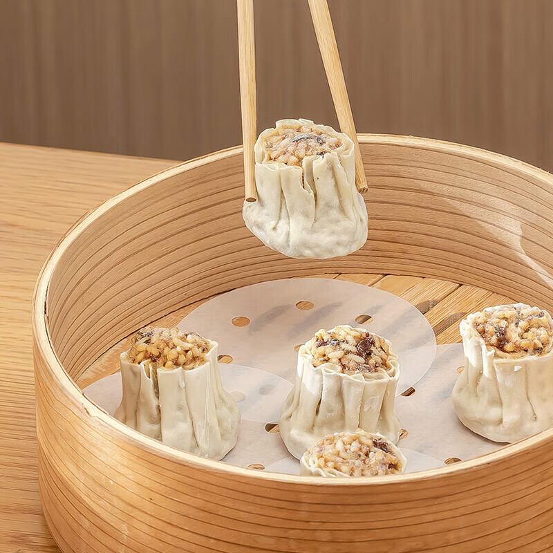 【甄选】一次性蒸笼纸家用蒸包子垫纸不粘蒸布蒸馒头馍蒸锅 3.5寸【400张】 无规格